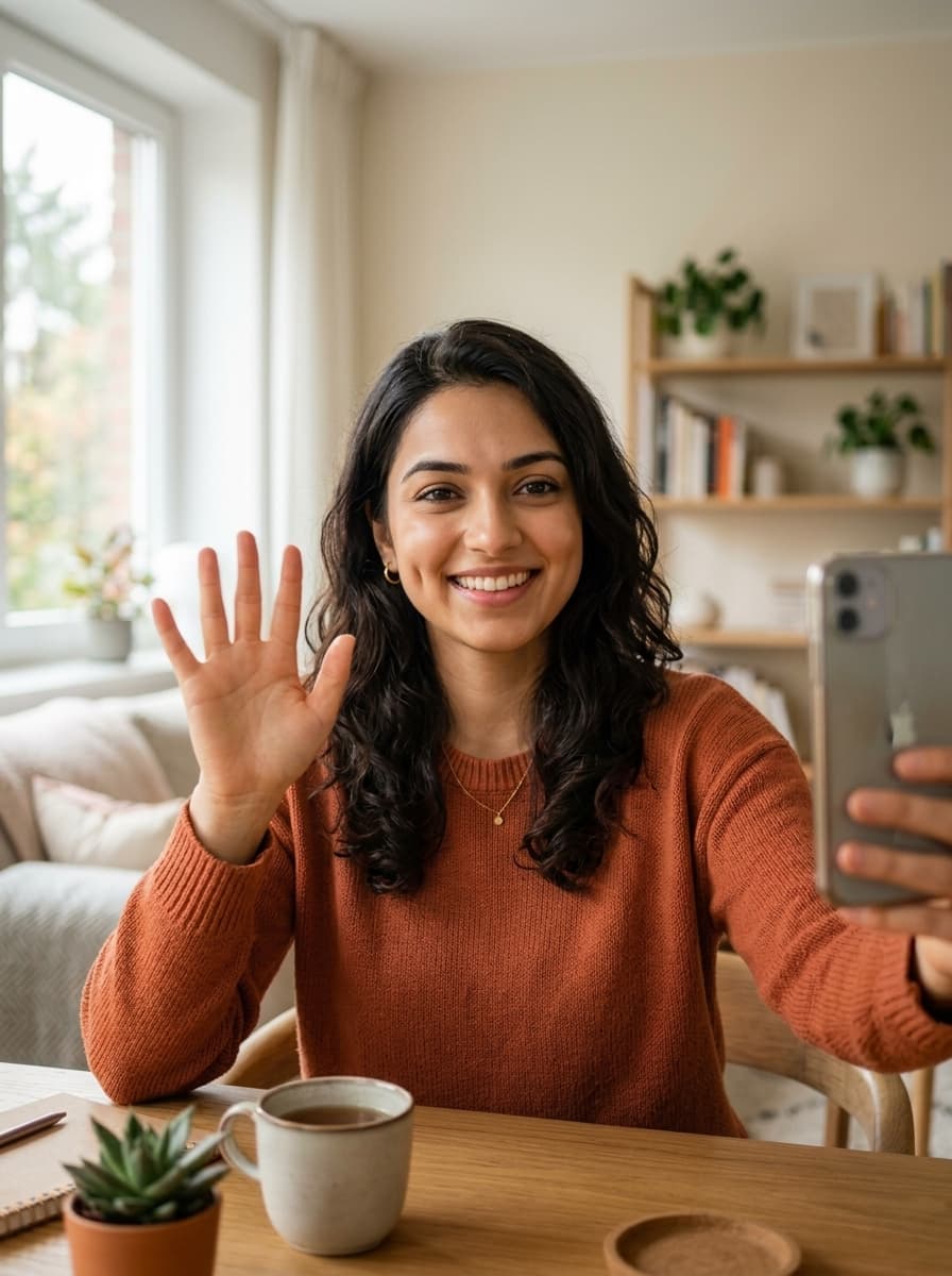 Riya Sharma on Video Call